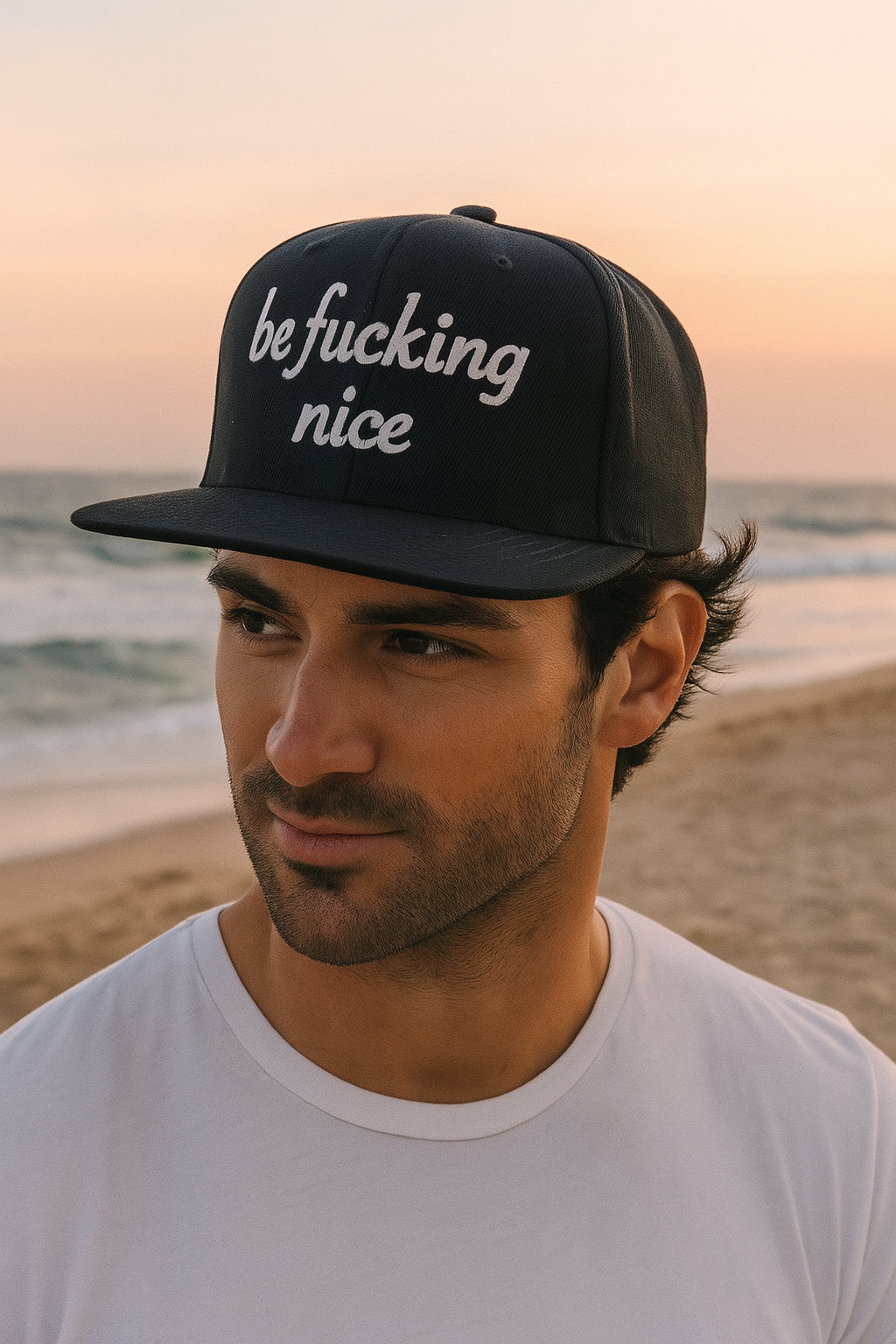 be fucking nice - Snapback Hat