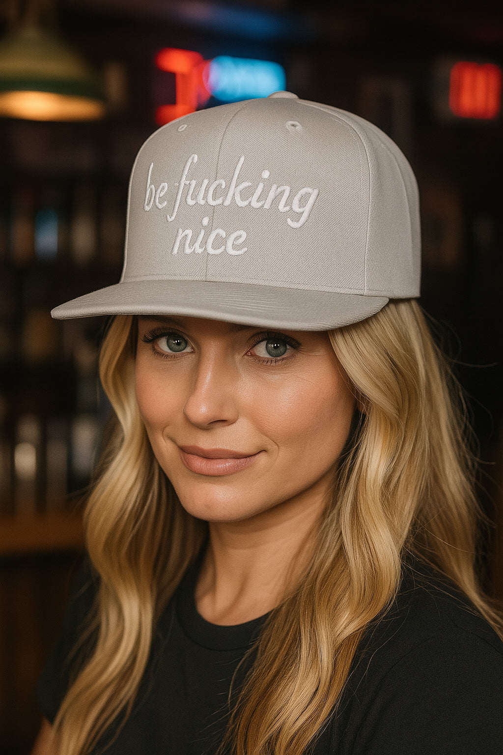 be fucking nice - Snapback Hat
